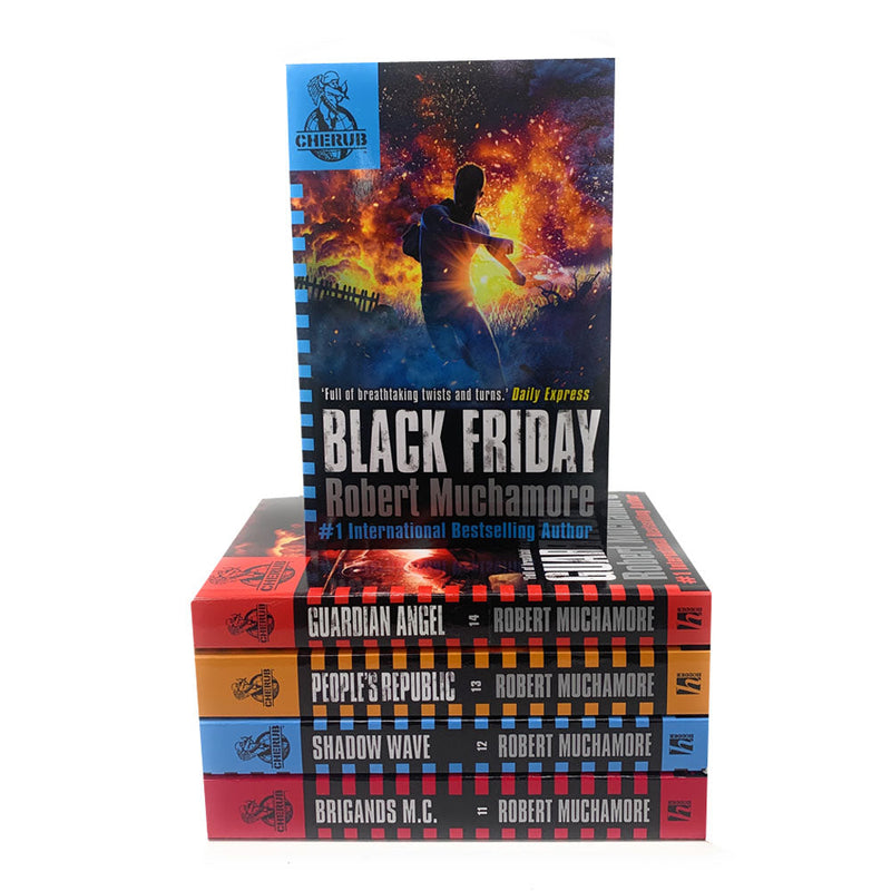 Cherub Series 3 Collection Robert Muchamore 5 Books Set Black Friday Shadow Wave