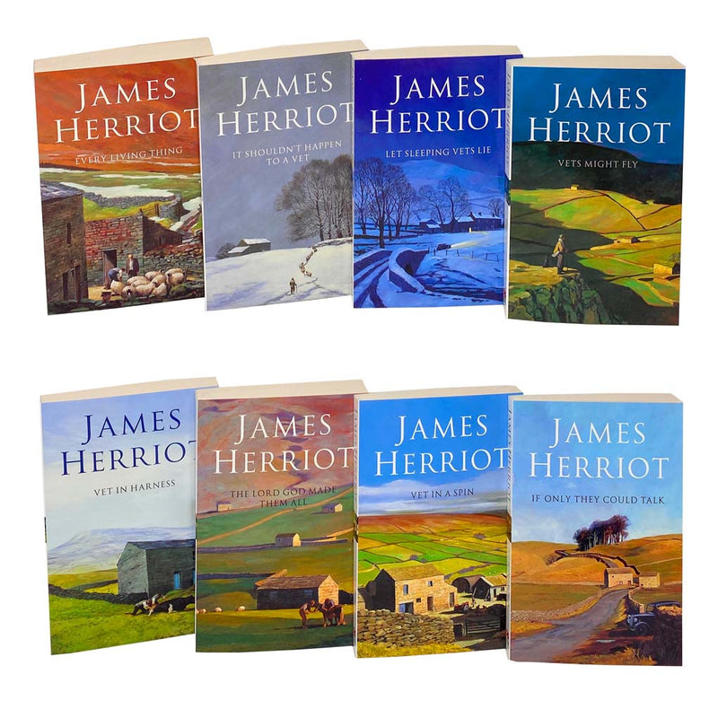 The Complete James Herriot Box Set (1-8): 8 heartwarming animal story books filled with humor and adventure from Yorkshire! Perfect for families!