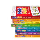 Big Nate Series Collection 8 Books Set by Lincoln Peirce Paperback for Kids Age 8+ humor, middle grade, adventure, school, comics