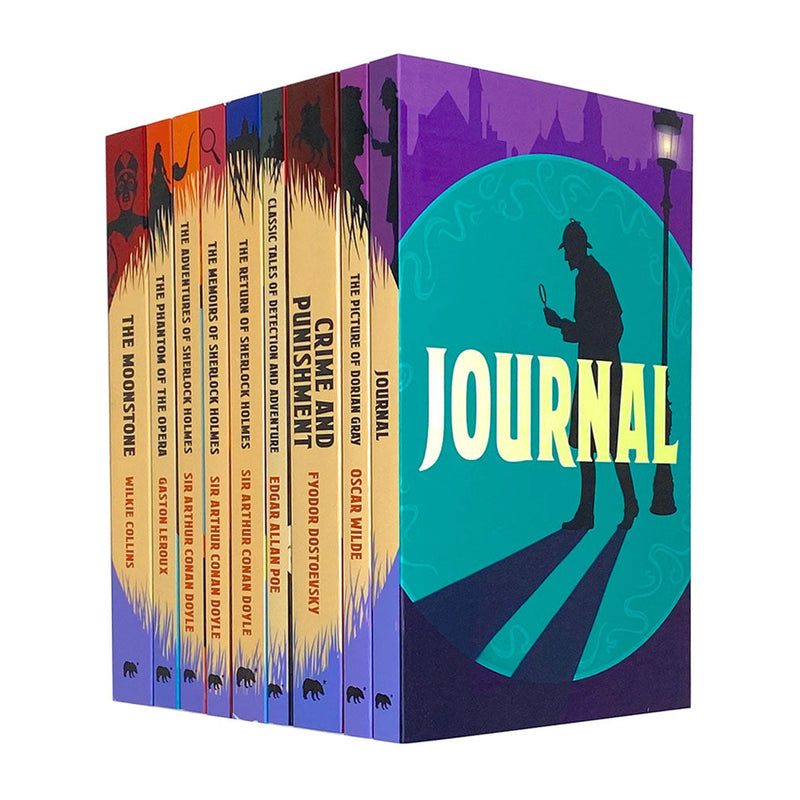 The Great Mystery Collection 8 Books Box Set with a Journal