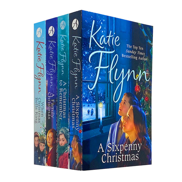 Katie Flynn 4 Books Set Collection, A Sixpenny Christmas...