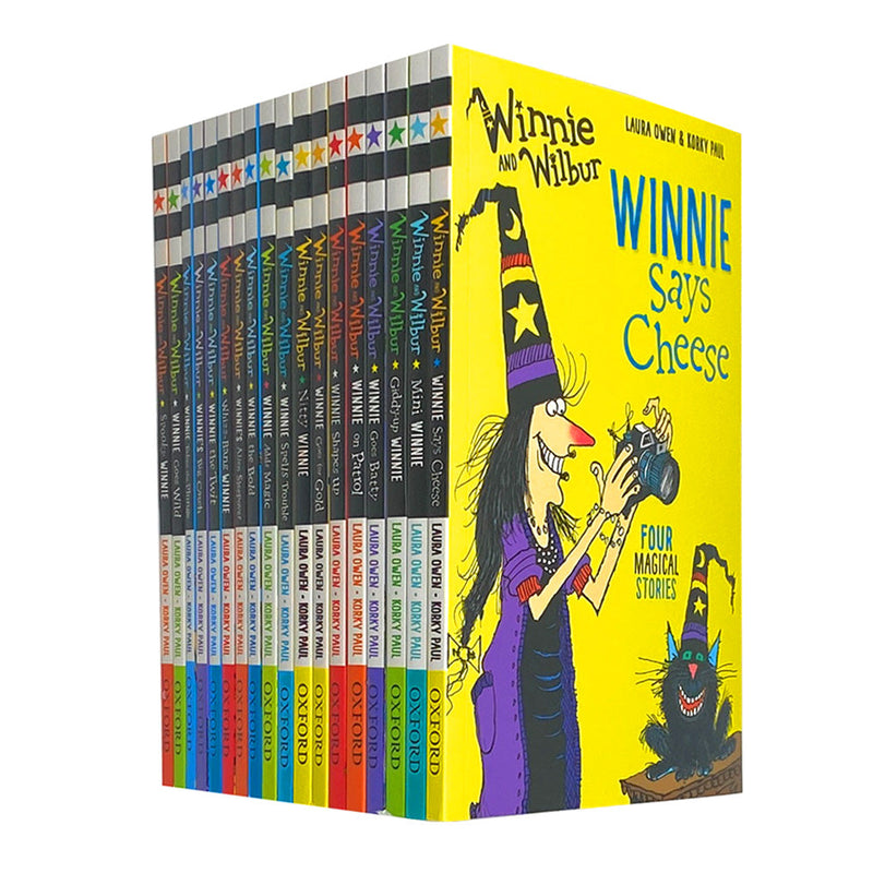 Winnie and Wilbur 18 Books Set Collection by Laura Owen