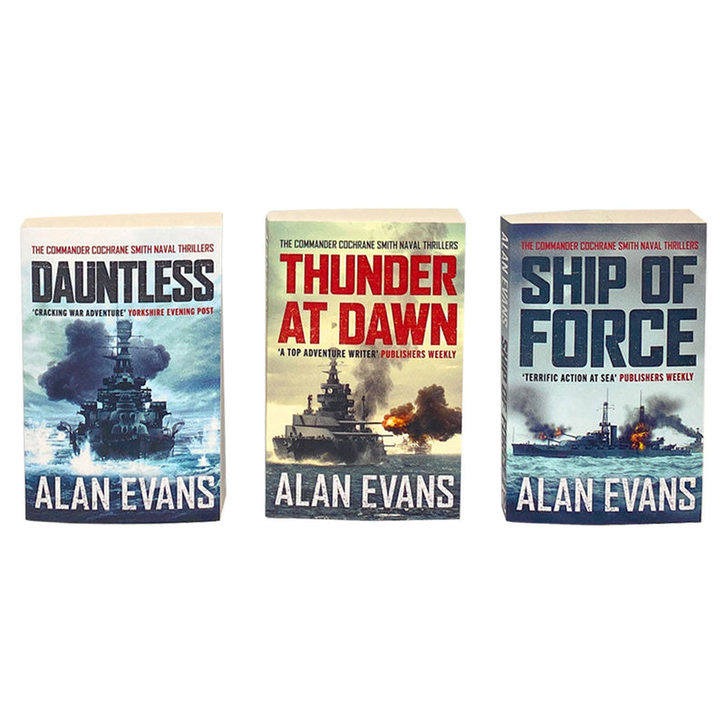 The Commander Cochrane Smith Naval Thrillers collection 3 Books Set by Alan Evans