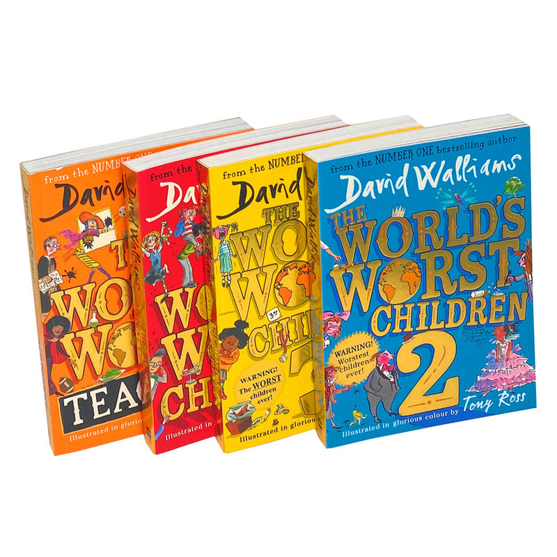 David Walliams Worlds Worst Children Collection 4 Books Set Pack Teachers