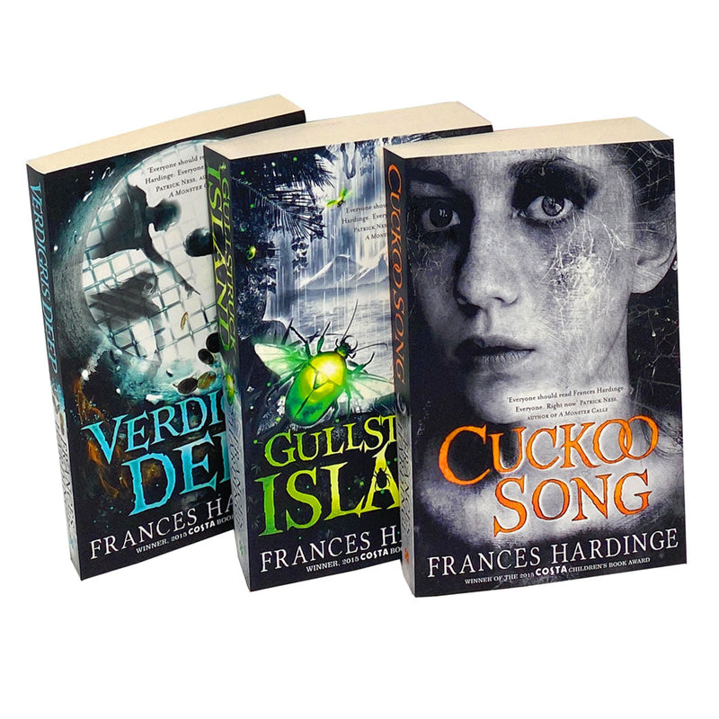 Frances Hardinge Collection 3 Books Collection Set Verdigris Deep, Cuckoo Song