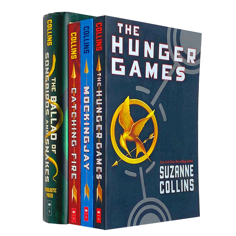 Suzanne Collins Hunger Games Collection 4 Books Set Ballad of Songbirds & Snakes