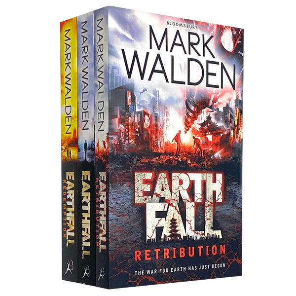 Mark Walden Earthfall Series Collection 3 Books contain Earthfall, Retribution, Redemption