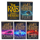 James Herbert 6 Books Set Collection Pack The Rats, Haunted, Domain and others