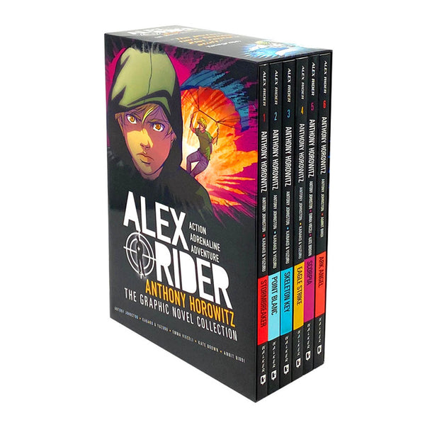 Alex Rider Graphic Novel 6 Books Children Set By Anthony Johnston