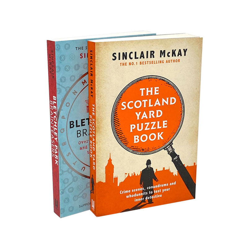 Sinclair McKay 2 Books Collection Set Scotland Yard Puzzle, Bletchley Park Brain