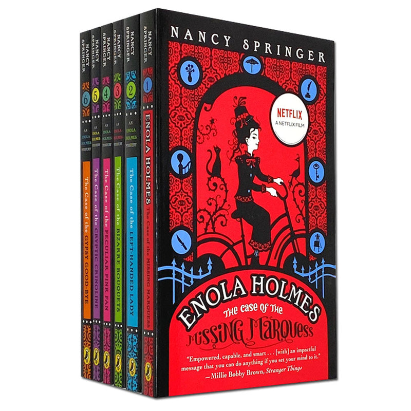 Enola Holmes 6 Books Set Collection by Nancy Springer