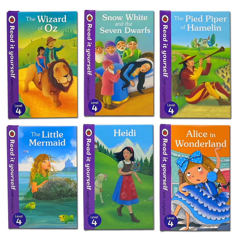 Read it Yourself With Ladybird 6 Books Box Set Level 4