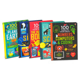 Usborne 100 Things To Know Collection – Children's 5-Book Boxed Set| Educational Nonfiction Books for Kids Packed with Fun Facts, Curiosity & Learning