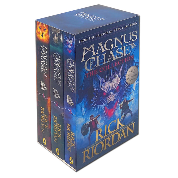 Magnus Chase 3 Books Set Collection Box Set Rick Riordan, Hammer Of Thor