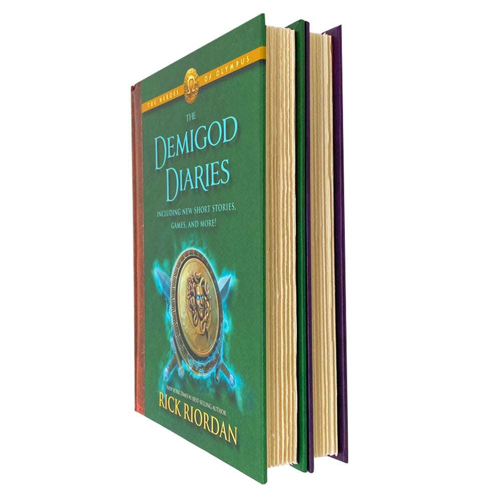 Rick Riordan 2 Books Collection Set Demigod Diaries and Demigods & Mag ...