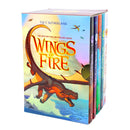 Photo of Wings of Fire Books 1-5 Box Set by Tui T. Sutherland on a White Background