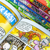 Bunny vs Monkey 7-Book Collection Set by Jamie Smart – Funny Adventure & Laugh-Out-Loud Illustrated Children’s Stories for Ages 6+