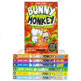 Bunny vs Monkey 7-Book Collection Set by Jamie Smart – Funny Adventure & Laugh-Out-Loud Illustrated Children’s Stories for Ages 6+
