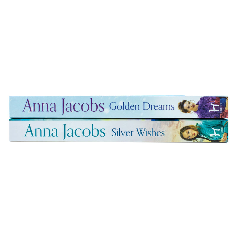 Anna Jacobs Jubilee Lake Series 2 Books Collection Set (Silver Wishes & Golden Dreams)