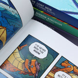 Wings of Fire Graphic Novels Paperback Box Set By Tui T. Sutherland  (The Dragonet Prophecy, The Lost Heir, The Hidden Kingdom and The Dark Secret):