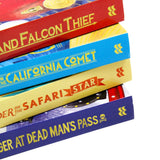 Adventures on Trains 4 Book Collection by M.G. Leonard & Sam Sedgman| Children's Mystery & Adventure Series  Includes Danger at Dead Man's Pass & More