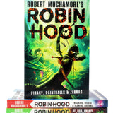 Photo of Robin Hood 3 Books Set by Robert Muchamore on a White Background