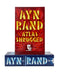 Photo of the Fountainhead/Atlas Shrugged Box Set by Ayn Rand on a White Background