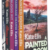 Kate Ellis Collection 5 Books Set (A Painted Doom, The Marriage Hearse, The Blood Pit, The Funeral Boat, An Unhallowed Grave)