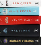 Victoria Aveyard Red Queen Series 5-Book Set | Epic YA Fantasy of Magic, Betrayal, Royals, & Adventure (Red Queen, Glass Sword, King’s Cage & More)