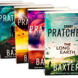 The Long Earth – Complete 5 Book Set Collection by Terry Pratchett & Stephen Baxter | Science Fiction Adventure Series | Parallel Worlds & Dystopia