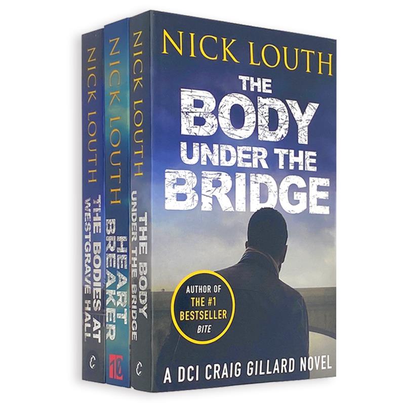 Nick Louth 3 Books Set Collection, Under the Bridge, Heart Break, Westgrave Hall