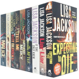 Lisa Jackson Collection 9 Books Set (Expecting to Die, Liar Liar, If She Only Knew, The Morning After, Without Mercy, Tell Me, Hot Blooded, The Night Before, Malice)