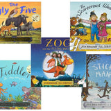 Photo of The Ugly Five 5 Book Collection by Julia Donaldson on a White Background