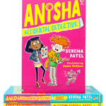 Photo of Anisha Accidental Detective 3 Books Collection by Serena Patel on a White Background