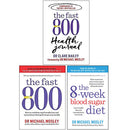 The Fast 800 Series & The 8-Week Blood Sugar Diet 3 Books Collection Set by Michael Mosley, Dr Clare Bailey