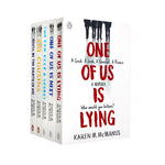 Photo of One Of Us Is Lying 5 Books Set by Karen McManus on a White Background