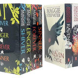 Maggie Stiefvater Collection Wolves of Mercy Falls And Raven Cycle Series 8 Books Set