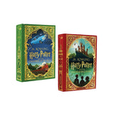 Harry Potter Mina Lima Edition Series Collection 2 Books Set by J.K. Rowling (The Chamber of Secrets and the Philosopher’s Stone)