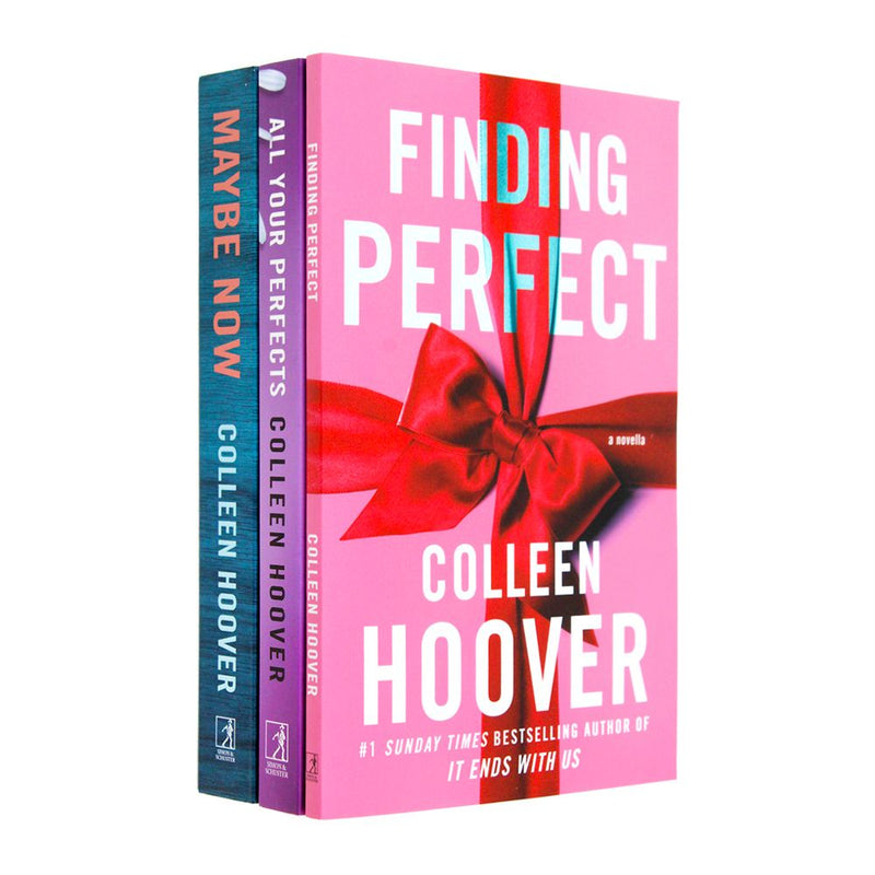 Colleen Hoover Collection 3 Book Set (Maybe Now, Finding Perfect, All  your Perfects)