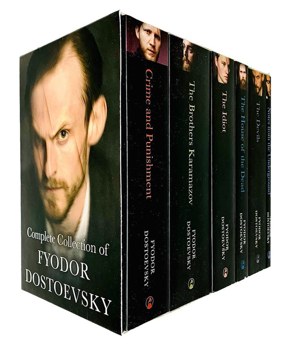 The Complete Collection of Fyodor Dostoevsky 6 Books Box Set Notes From The Underground, Crime and Punishment, The Brothers Karamazov, The Devils, The Idiot & The House of the Dead)