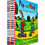 Pip and Posy Collection 8 Books Set by Axel Scheffler (The Super Scooter, The Little Puddle, The Scary Monster, The Big Balloon, The Snowy Day, The Bedtime Frog, The New Friend, The Christmas Tree)