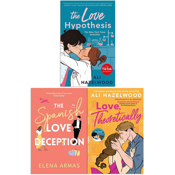 Ali Hazelwood & Elena Armas Collection 3 Book Set (The Love Hypothesis, The Spanish Love Deception, Love Theoretically)