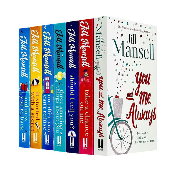 Jill Mansell 7 Books Collection Set (Now Your are Back,Offer you can't Refuse,Started with Secret,You & Me Always,Should I Tell You,Take Chance on Me,Amazing Thing About You )