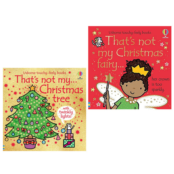 That's Not My Christmas Collection 2 Book Set By Fiona Watt (That's Not My Christmas Tree & That's Not My Christmas Fairy)