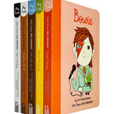 Little People Big Dreams 5 Books Set ( David Bowie, David Attenborough, Martin Luther, Mahatma Gandhi, Stephen Hawking)