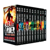 Alex Rider 12-Book Collection by Anthony Horowitz | Spy Thriller Series for Kids & Teens | Action, Mystery, Adventure, Fiction, Bestseller