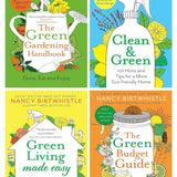 Nancy Birtwhistle Green Gardening 4 Books Collection Set (Clean & Green, The Green Gardening Handbook, Green Living Made Easy & The Green Budget Guide) Hardback