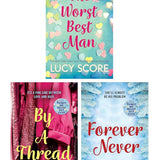 Lucy Score 3 Book Collection Set – The Worst Best Man, By a Thread & Forever Never | Romance Fiction, Love Stories, Humor & Women’s Bestsellers