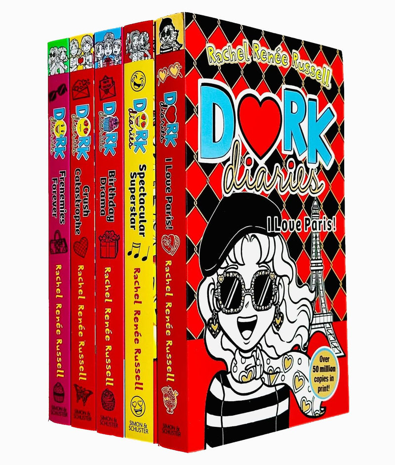 Dork Diaries Collection 5 Books Set (Volume 11-15) By Rachel Renee Russell