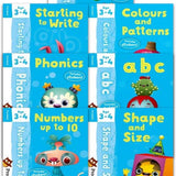 Preschool Progress with Oxford 7 Books Collection Set (Age 3-4) Phonics, Numbers, Shape & Size, Abc & More
